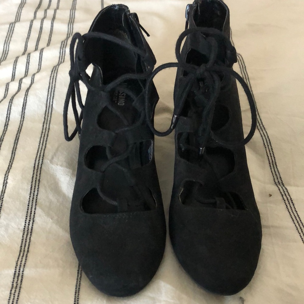 Boho lace up boots